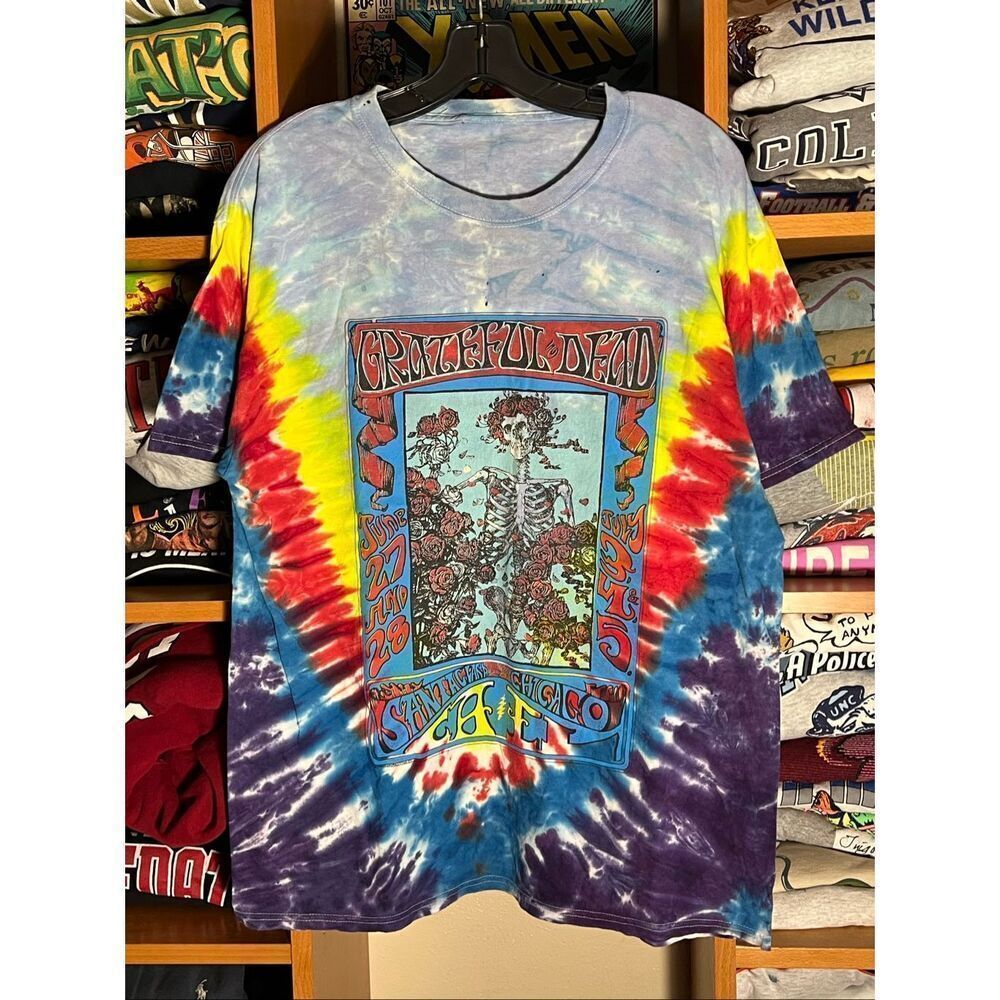Grateful Dead Fare Thee Well 2015 Tie Dye Tour Tee